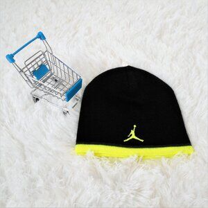 Nike Jumpman Beanie Youth Kids Black Volt Jordan